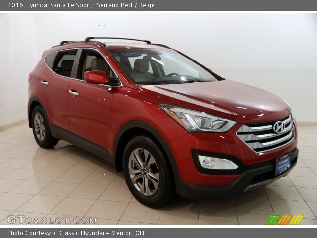 2016 Hyundai Santa Fe Sport  in Serrano Red