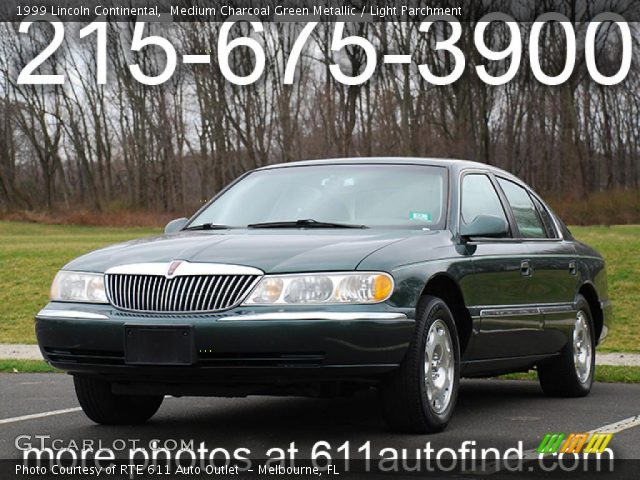1999 Lincoln Continental  in Medium Charcoal Green Metallic