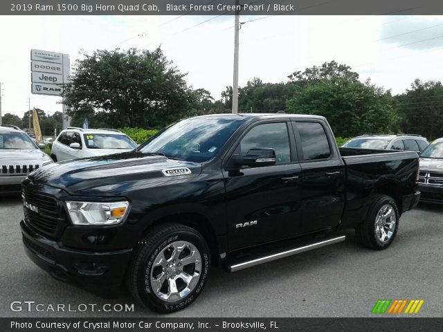 2019 Ram 1500 Big Horn Quad Cab in Black Forest Green Pearl