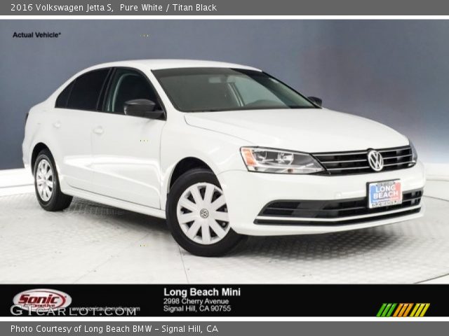 2016 Volkswagen Jetta S in Pure White