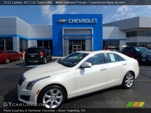 2013 Cadillac ATS 2.0L Turbo AWD in White Diamond Tricoat