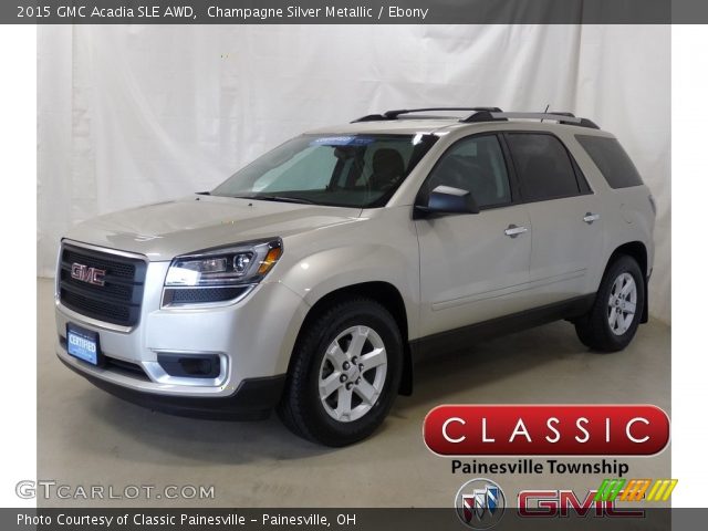 2015 GMC Acadia SLE AWD in Champagne Silver Metallic