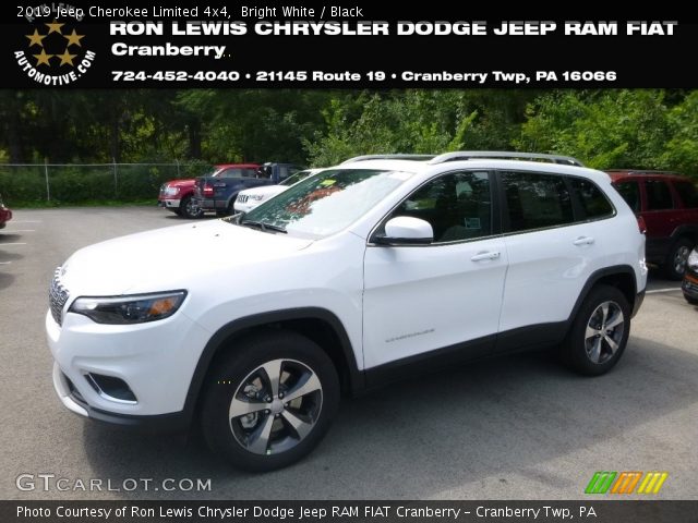 2019 Jeep Cherokee Limited 4x4 in Bright White