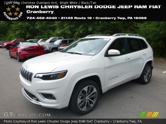 2019 Jeep Cherokee Overland 4x4 in Bright White