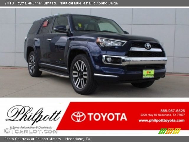 2018 Toyota 4Runner Limited in Nautical Blue Metallic
