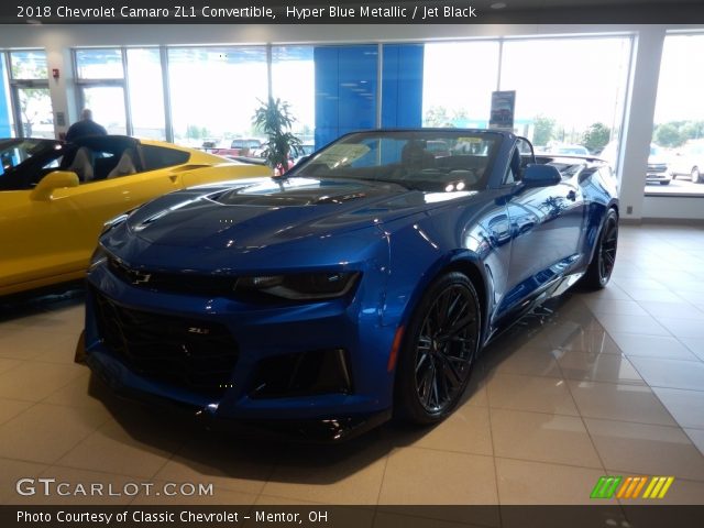 2018 Chevrolet Camaro ZL1 Convertible in Hyper Blue Metallic