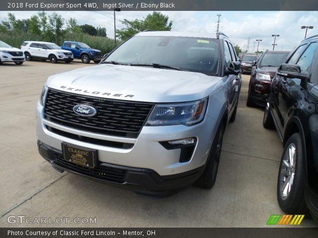 2018 Ford Explorer Sport 4WD in Ingot Silver