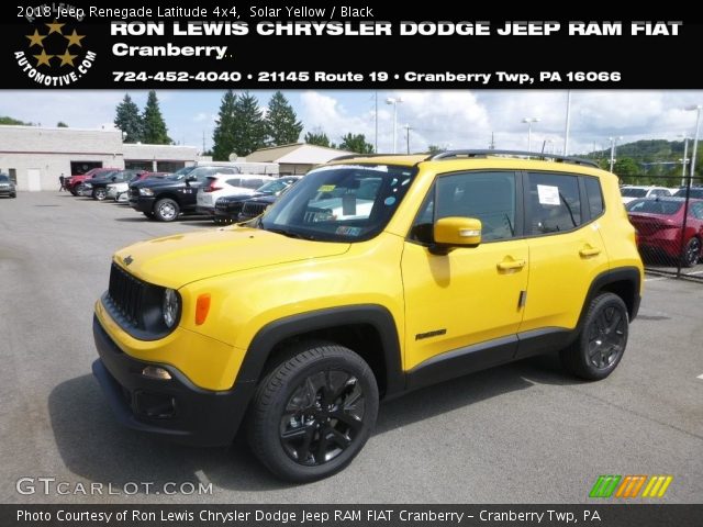 2018 Jeep Renegade Latitude 4x4 in Solar Yellow