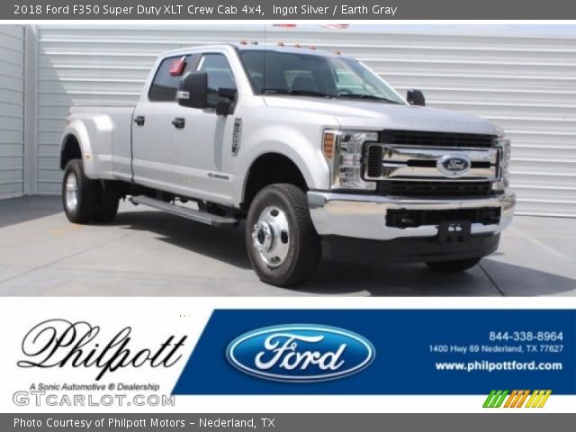 2018 Ford F350 Super Duty XLT Crew Cab 4x4 in Ingot Silver