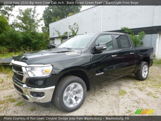 2019 Ram 1500 Big Horn Crew Cab 4x4 in Black Forest Green Pearl