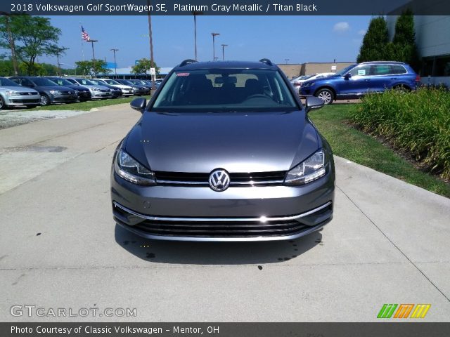2018 Volkswagen Golf SportWagen SE in Platinum Gray Metallic