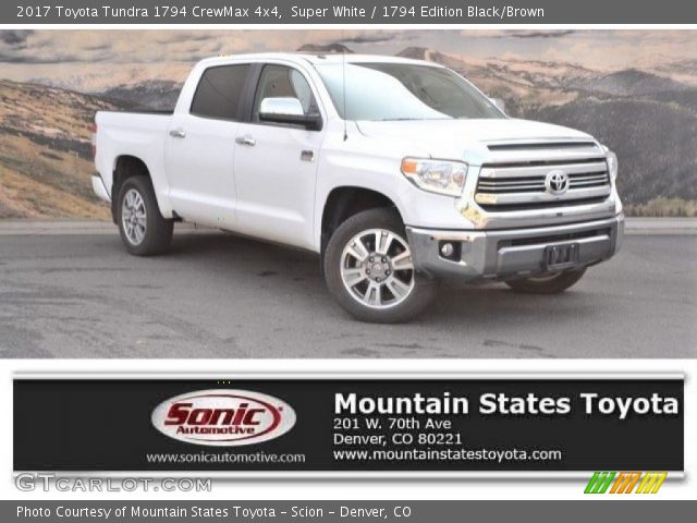 2017 Toyota Tundra 1794 CrewMax 4x4 in Super White