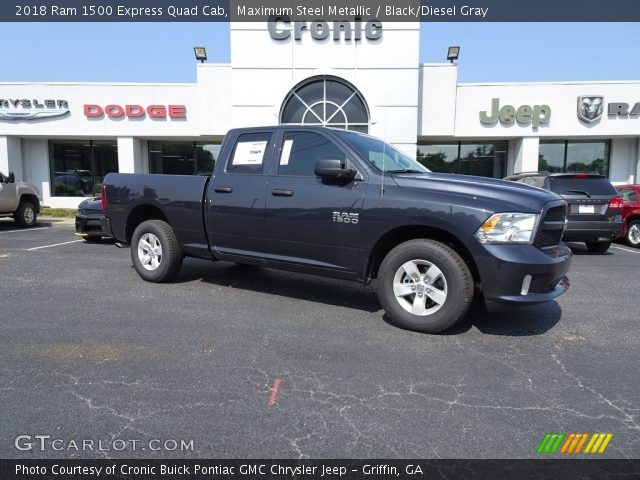 2018 Ram 1500 Express Quad Cab in Maximum Steel Metallic