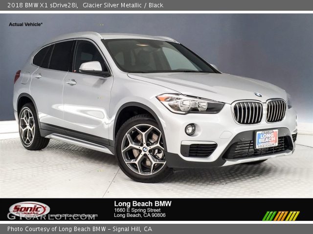 2018 BMW X1 sDrive28i in Glacier Silver Metallic