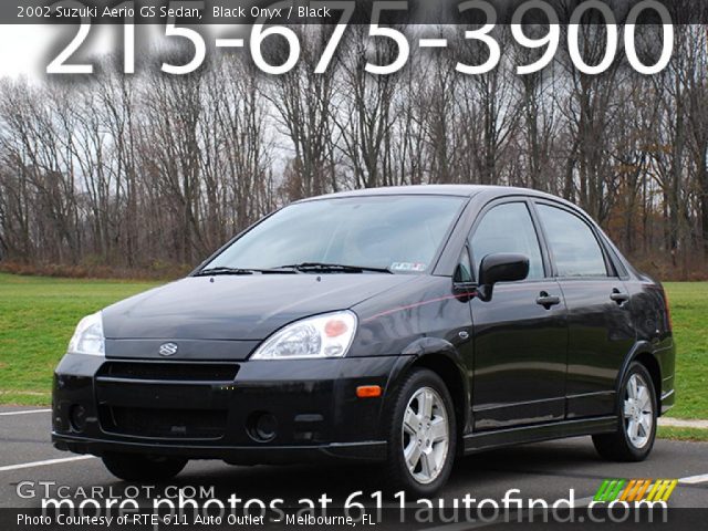 2002 Suzuki Aerio GS Sedan in Black Onyx