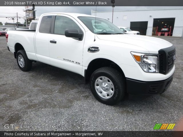 2018 Nissan TITAN XD S King Cab 4x4 in Glacier White