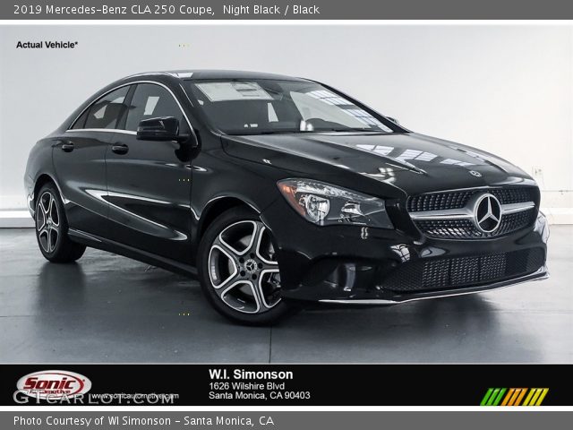 2019 Mercedes-Benz CLA 250 Coupe in Night Black