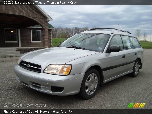 2002 Subaru Legacy L Wagon in Titanium Pearl