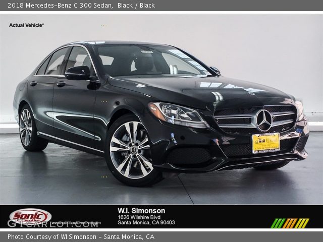 2018 Mercedes-Benz C 300 Sedan in Black