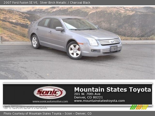 2007 Ford Fusion SE V6 in Silver Birch Metallic