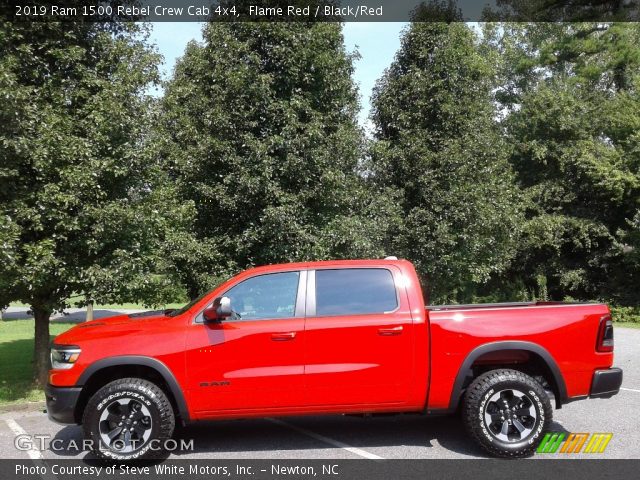 2019 Ram 1500 Rebel Crew Cab 4x4 in Flame Red