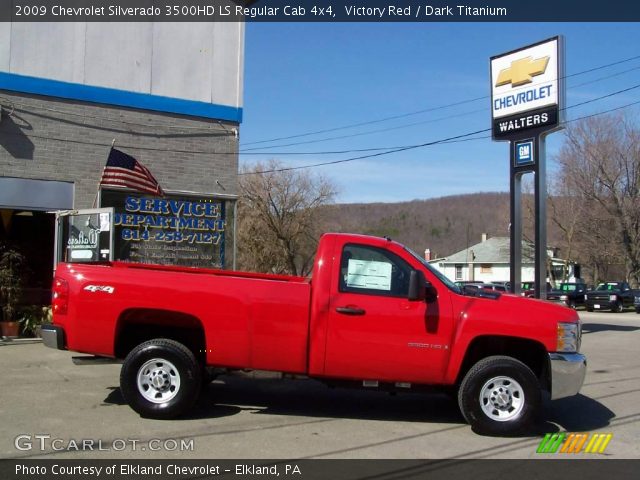 2009 Chevrolet Silverado 3500HD LS Regular Cab 4x4 in Victory Red