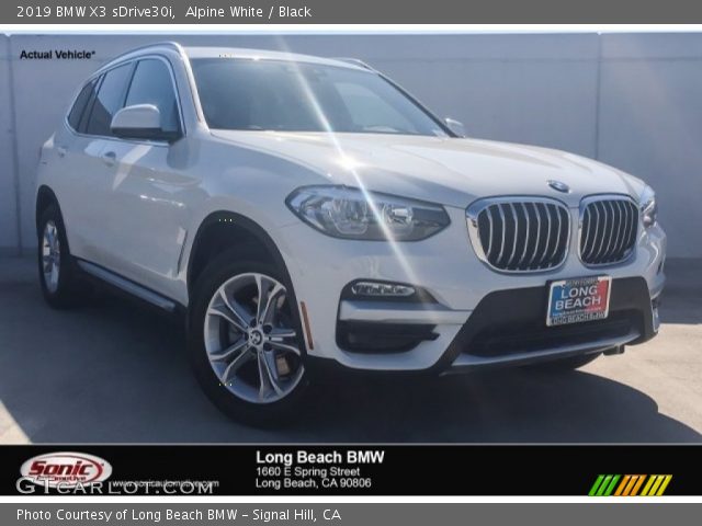 2019 BMW X3 sDrive30i in Alpine White