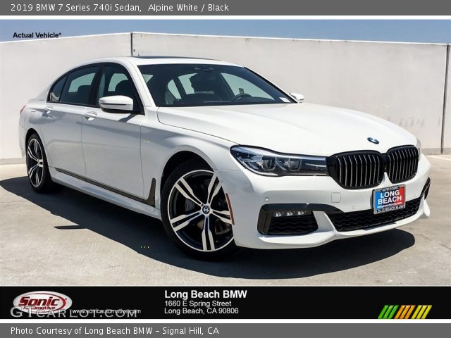 2019 BMW 7 Series 740i Sedan in Alpine White