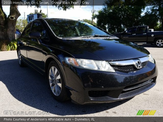 2010 Honda Civic EX-L Sedan in Crystal Black Pearl