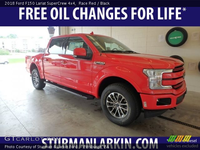 2018 Ford F150 Lariat SuperCrew 4x4 in Race Red