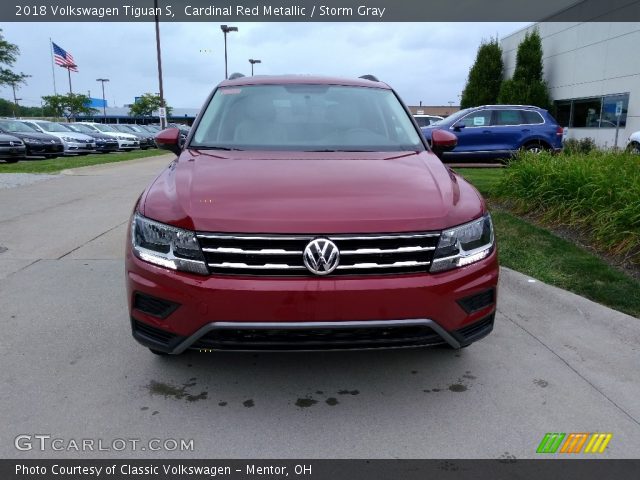 2018 Volkswagen Tiguan S in Cardinal Red Metallic