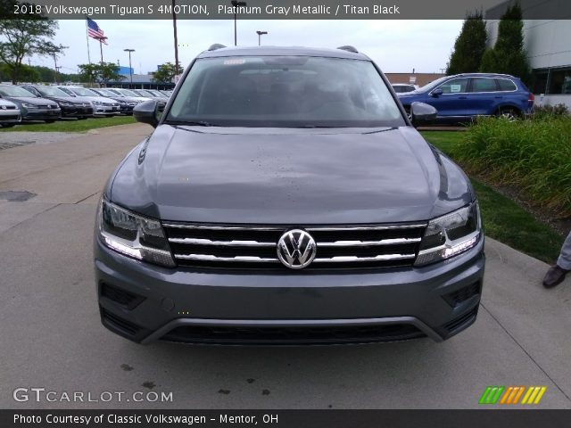 2018 Volkswagen Tiguan S 4MOTION in Platinum Gray Metallic