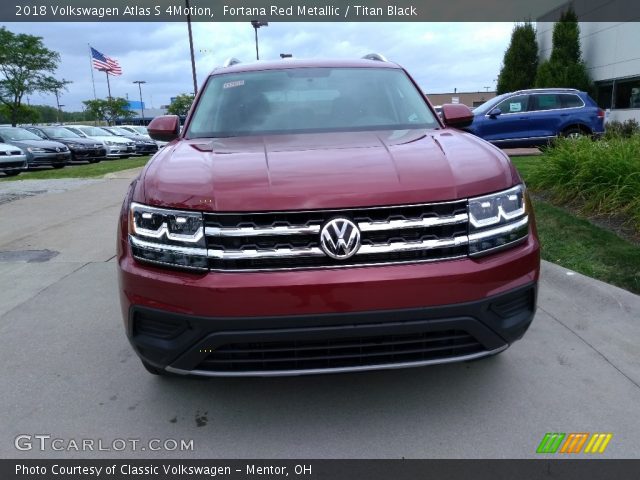 2018 Volkswagen Atlas S 4Motion in Fortana Red Metallic