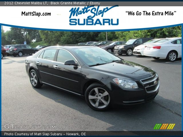 2012 Chevrolet Malibu LT in Black Granite Metallic