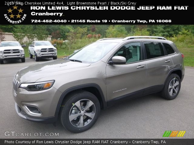 2019 Jeep Cherokee Limited 4x4 in Light Brownstone Pearl