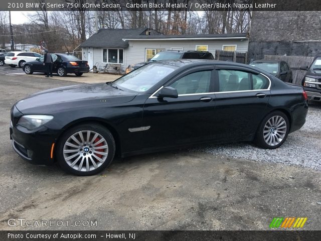2010 BMW 7 Series 750i xDrive Sedan in Carbon Black Metallic