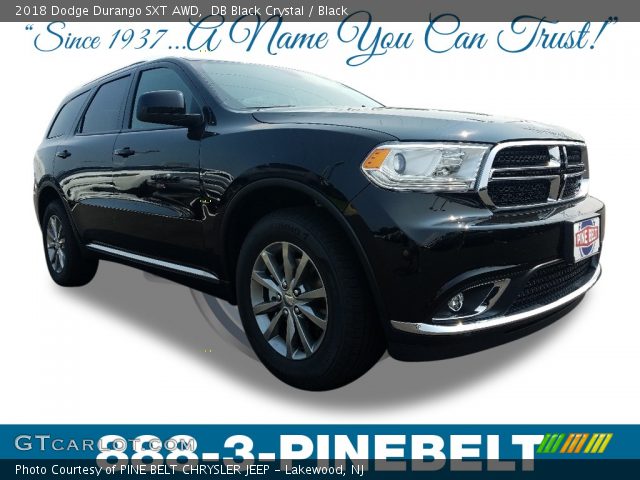 2018 Dodge Durango SXT AWD in DB Black Crystal