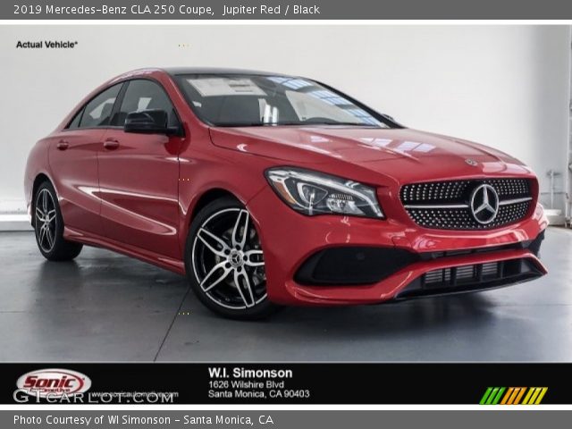 2019 Mercedes-Benz CLA 250 Coupe in Jupiter Red