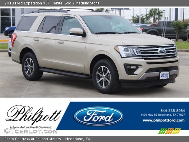 2018 Ford Expedition XLT in White Gold