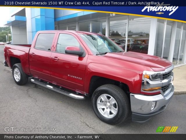 2018 Chevrolet Silverado 1500 WT Crew Cab 4x4 in Cajun Red Tintcoat