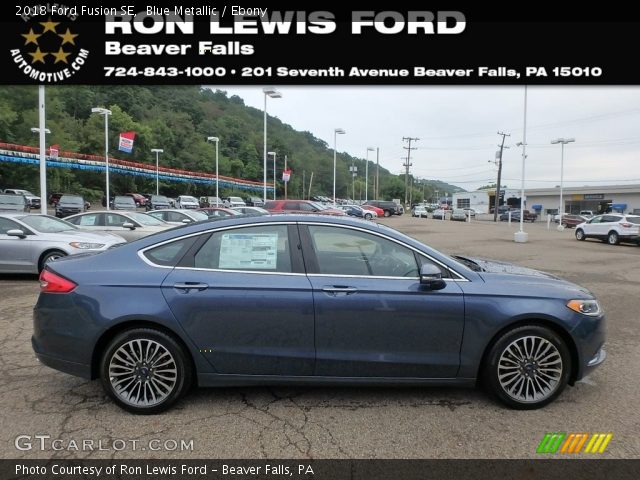 2018 Ford Fusion SE in Blue Metallic