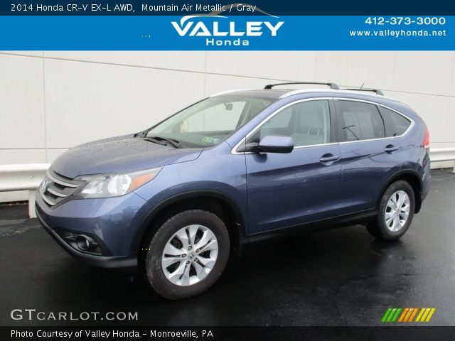 2014 Honda CR-V EX-L AWD in Mountain Air Metallic