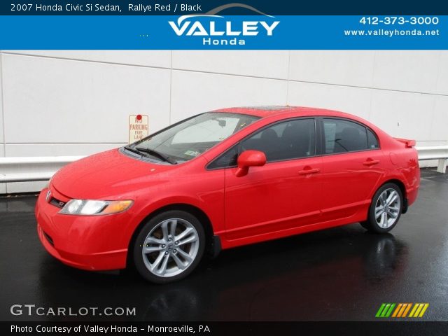 2007 Honda Civic Si Sedan in Rallye Red