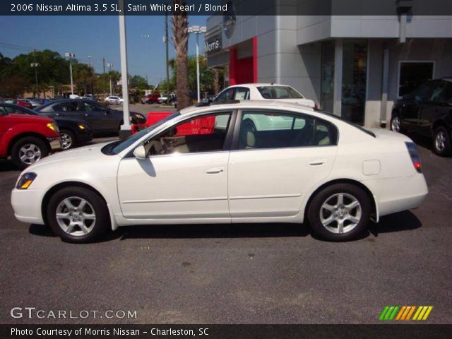 2006 Nissan Altima 3.5 SL in Satin White Pearl