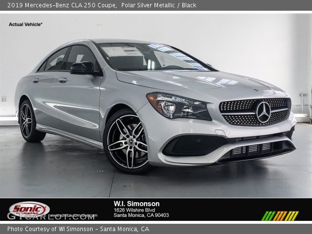 2019 Mercedes-Benz CLA 250 Coupe in Polar Silver Metallic