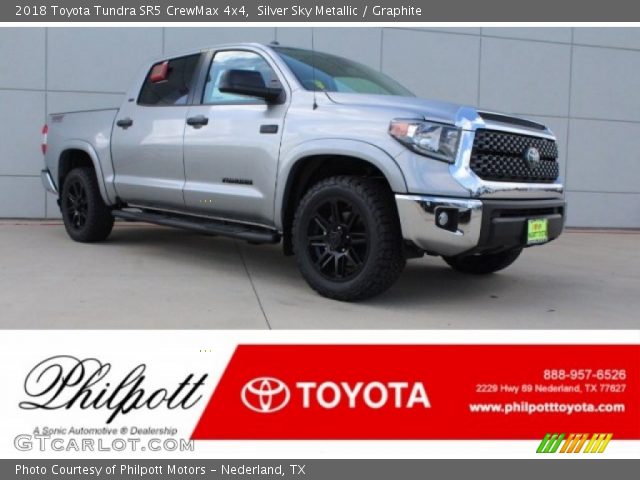 2018 Toyota Tundra SR5 CrewMax 4x4 in Silver Sky Metallic