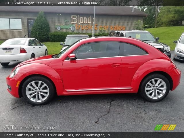 2013 Volkswagen Beetle TDI in Tornado Red