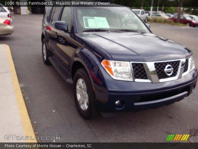 2006 Nissan Pathfinder LE in Majestic Blue Metallic