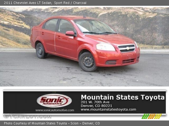 2011 Chevrolet Aveo LT Sedan in Sport Red