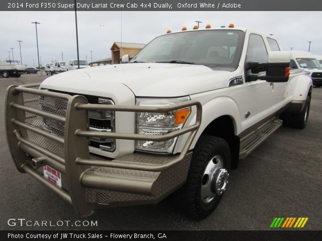2014 Ford F350 Super Duty Lariat Crew Cab 4x4 Dually in Oxford White